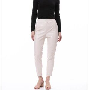 Carloslines Women's PU Leather Skinny Cigarettes Pant  - XL